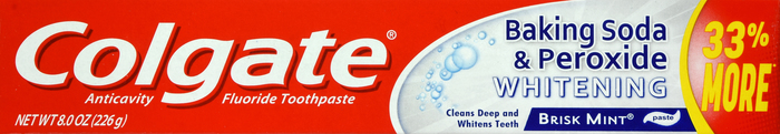 COLGATE B/SODA PEROX PASTE BRISK MNT 8OZ