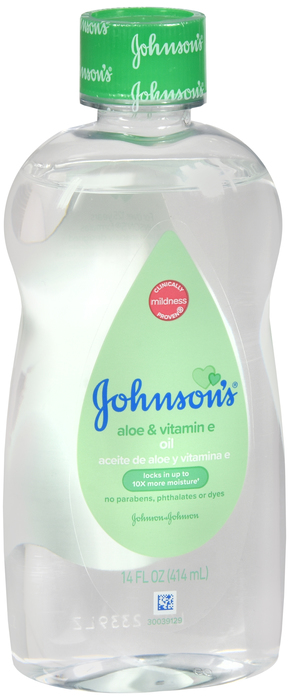 Johnson's Baby Oil Gel with Aloe and Vitamin E 14oz