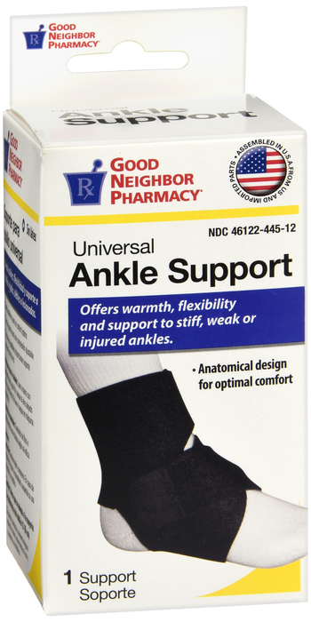 Good Neighbor Pharmacy Universal Ankle Support Black 1ct