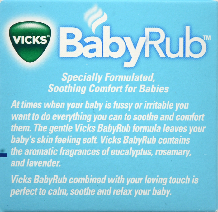 Vicks Vaporub Baby Soothing Ointment 50g