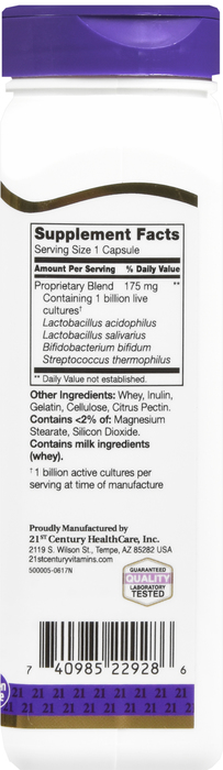 21st Century Acidophilus Probiotic Blend Capsules 150ct