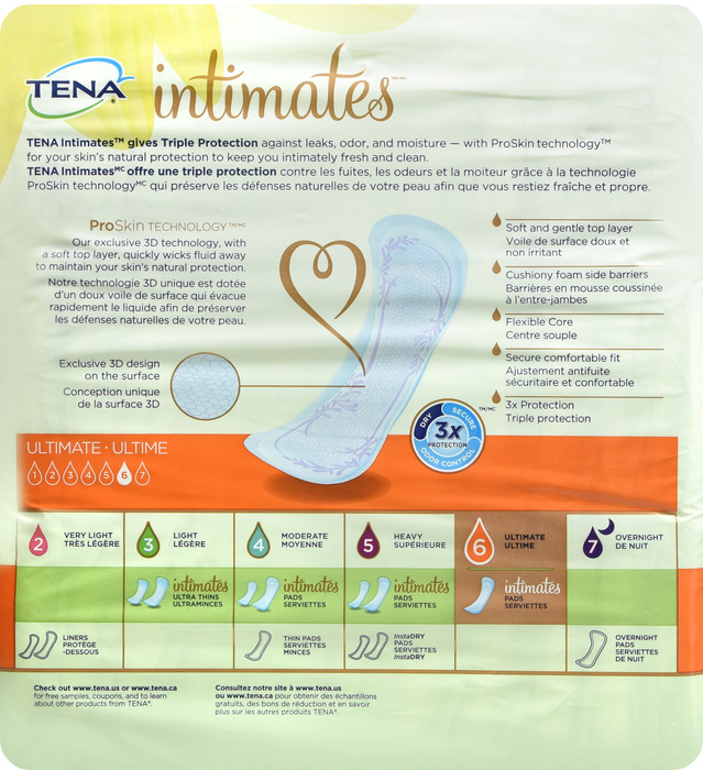 Tena Serenity Intimates Ultimate Regular Pads 33ct