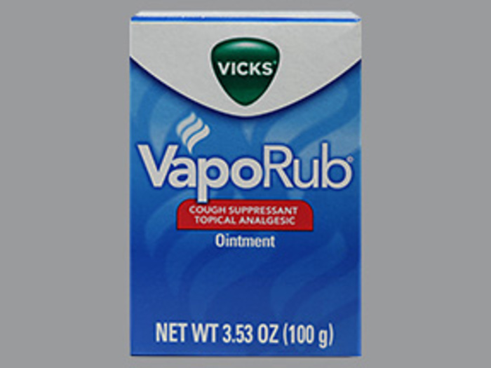 Vicks Vaporub Cough Suppressant Topical Ointment 100g