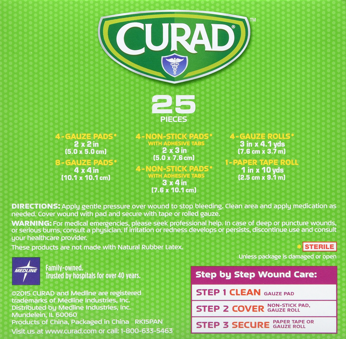 Curad Wound Care Kit 25ct