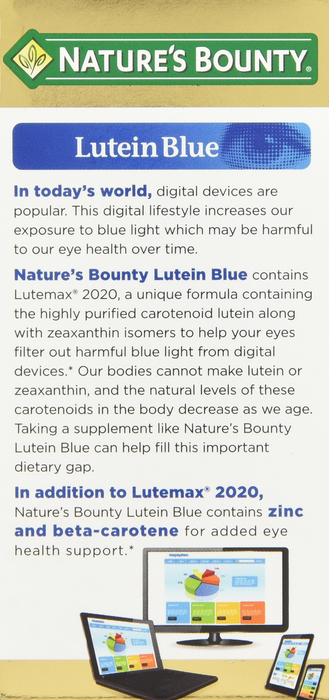 LUTEIN BLUE SGC 30 CT NAT BOUNTY