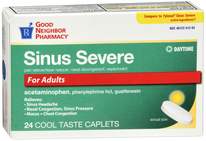 Good Neighbor Pharmacy Sinus/Severe For Adults Capulets 24ct