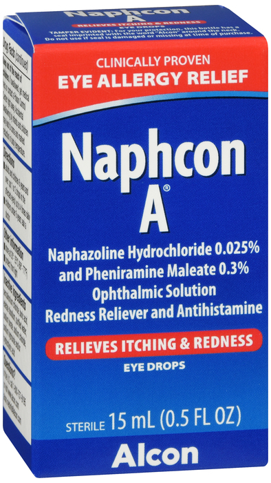 Naphcon-A Allergy Relief Eye Drops 15ml