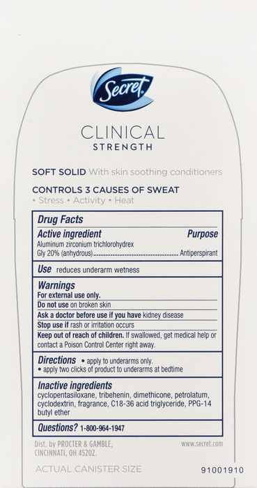 SECRET CLINICAL ADV SLD SER/CITRS 1.6OZ