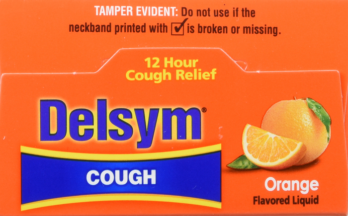 Delsym 12 Hour Cough Relief Orange Flavored Liquid 3oz