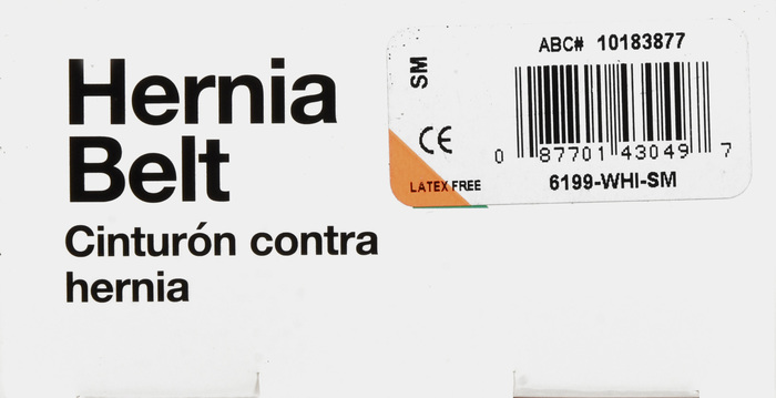 Good Neighbor Pharmacy Hernia Belt White Small 1ct