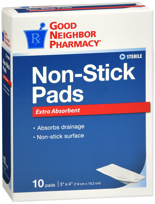 Good Neighbor Pharmacy Non-Stick Pads 3x4 10ct