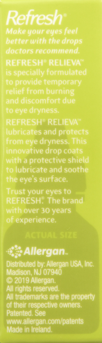 REFRESH RELIEVA LUBE&PROT EYE DROPS 10ML