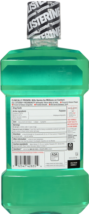 Listerine Freshburst Antiseptic Mouthwash 33.8oz