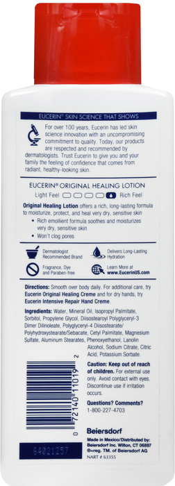 Eucerin Original Healing Lotion 8.4oz