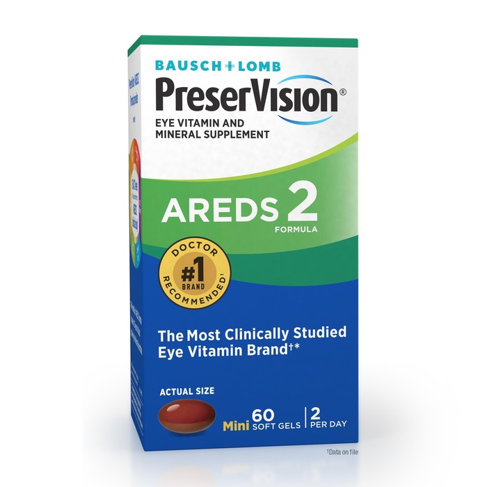 Bausch + Lomb PreserVision AREDS 2 Softgels 60ct