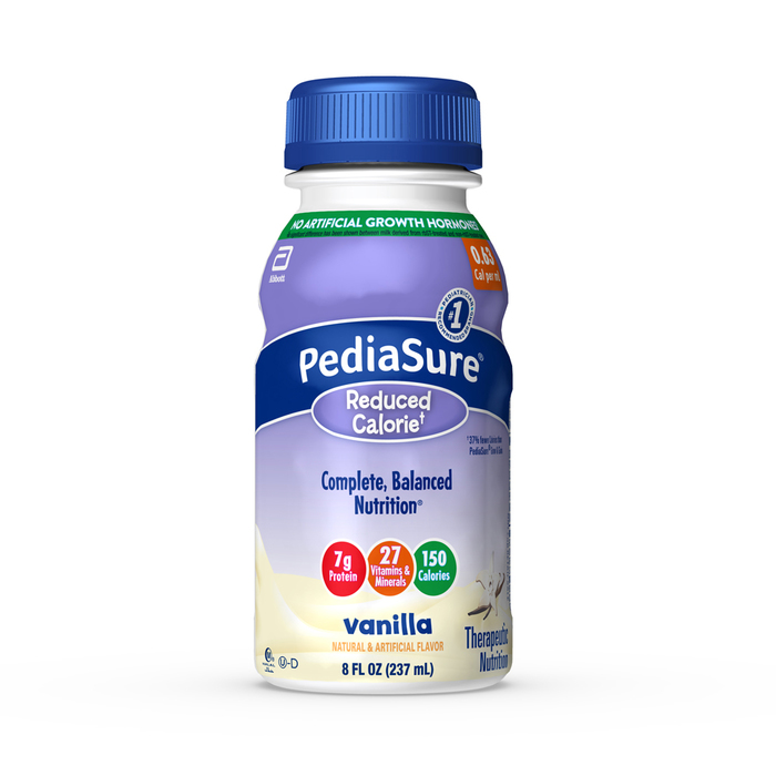 PEDIASURE VANL REDUC CAL LIQ INST 24X8OZ