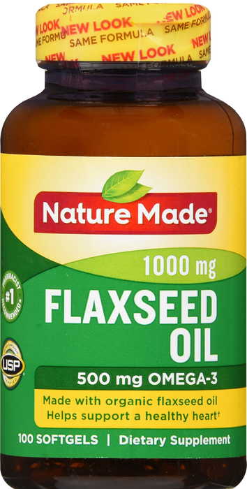 Nature Made FLAXSEED OIL 1000MG GCP 100ct