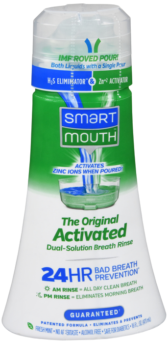 SMARTMOUTH ORIGINAL RINSE FRSH MINT 16OZ