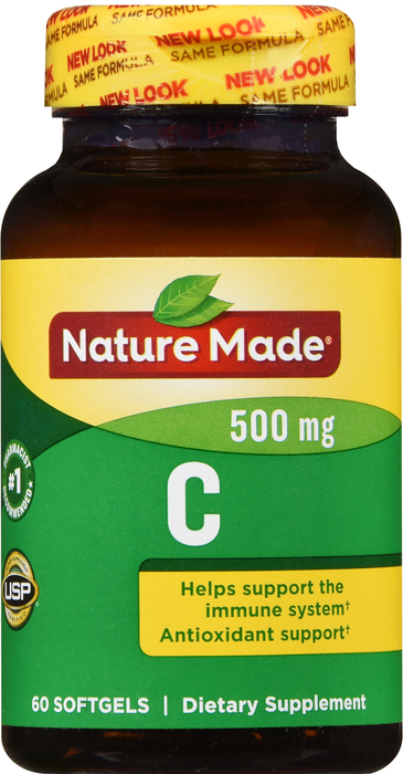 Nature Made Vitamin C 500mg Liquigel 60ct