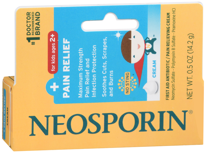 NEOSPORIN KIDS PLUS PAIN CREAM 0.5OZ