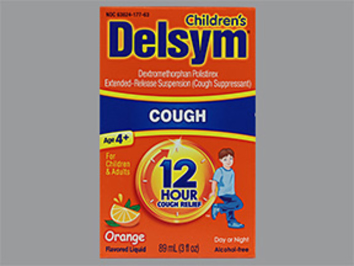 Delsym Children's 12 Hour Cough Suppressant Orange Liquid 3oz