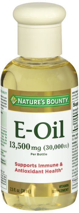 Nature's Bounty Vitamin E Oil 30000IU 2.5oz