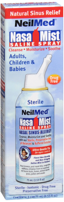 NASAMIST ISOTONIC SALINE SPRAY 75ML