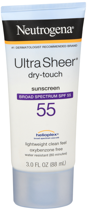 Neutrogena Ultra Sheer Dry-Touch Water Resistant SPF 55 Sunscreen Lotion 3oz