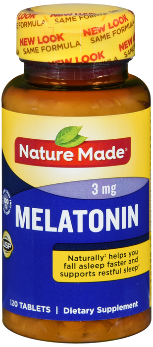 Nature Made MELATONIN 3MG TABLET 120ct