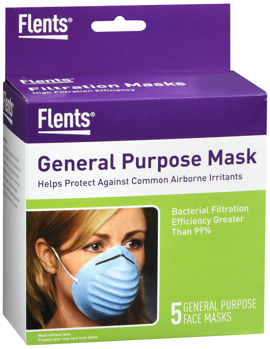 MASK MAXI LATEX FREE FLENTS 5CT API