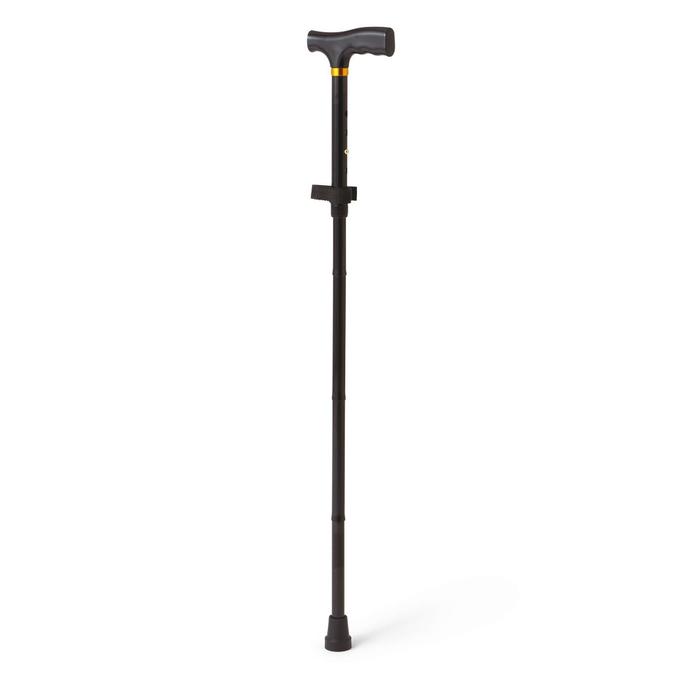 CANE MEDLINE BLK FOLD