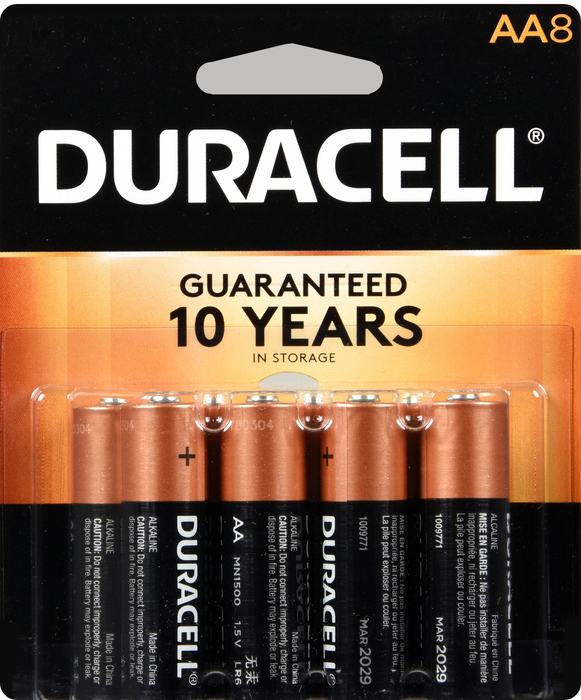 DURACELL COPPERTOP AA 8 CT