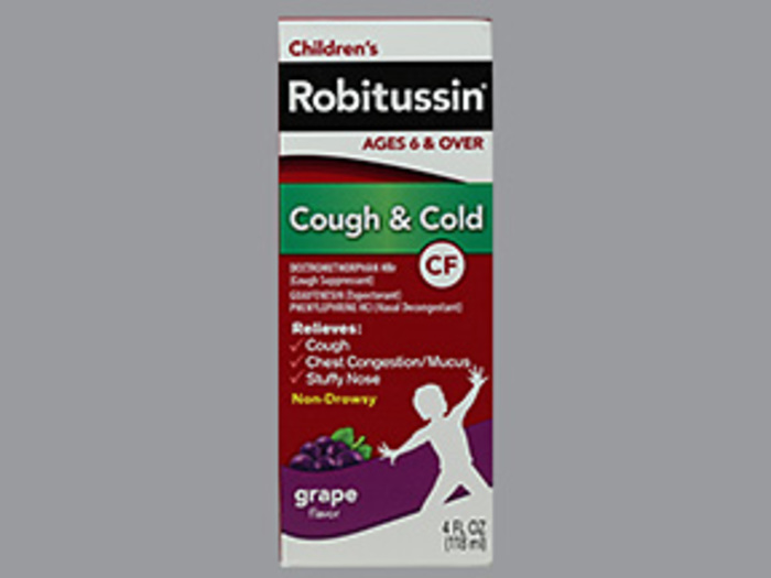 ROBITUSSIN CHILD COUGH COLD CF SYRUP 4OZ