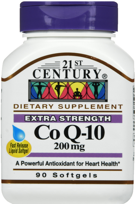 21st Century Co Q-10 200mg Softgels 90ct