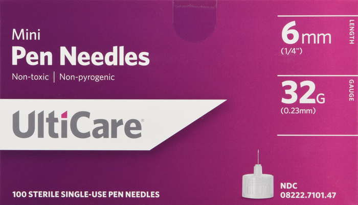 UltiCare Pen Needle 6mm 32g 100ct