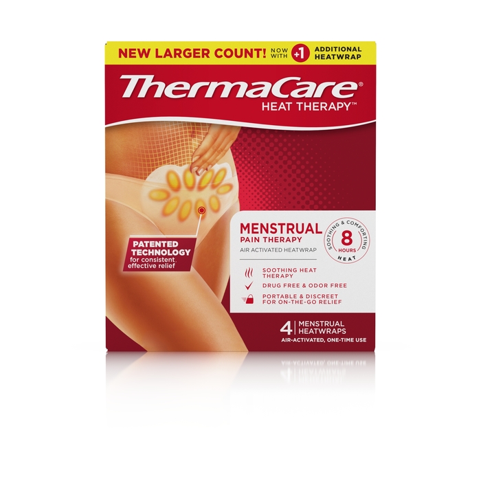 Thermacare Menstrual Pain Therapy Heatwraps 4ct