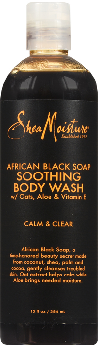 SHEAMOISTURE BODYWASH AFRICAN BLACK 13OZ