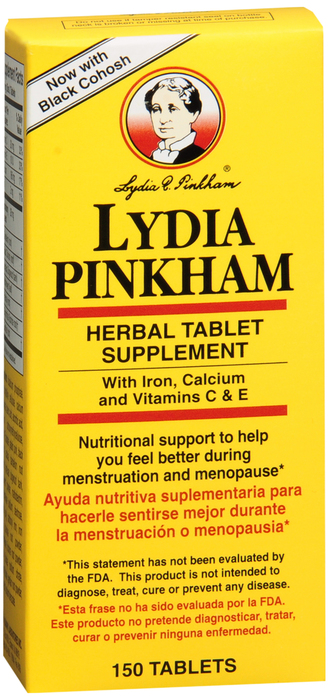 LYDIA PINKHAM HERBAL SUPPLEMENT TAB 50CT