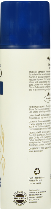 Aveeno Unscented Therapeutic Shave Gel 7oz