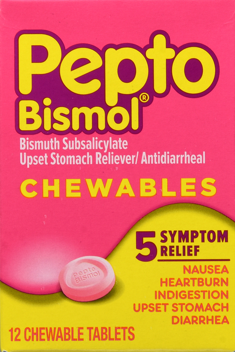 PEPTO BISMOL CHEWTAB ORIGINAL 12CT