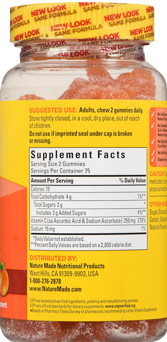 Nature Made Vitamin C Gummies 150ct