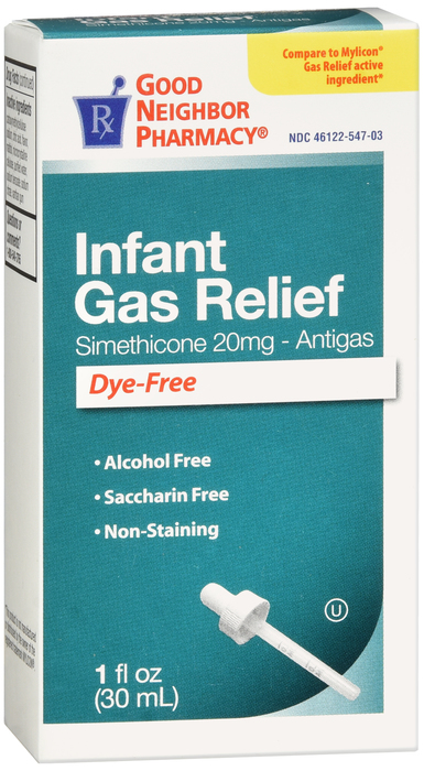 Good Neighbor Pharmacy Infant Gas Relief Dye-Free, 20mg Drops 1oz