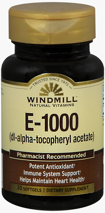 Windmill Vitamin E 450mg Softgels 30ct