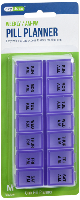 Ezy Dose Weekly AM/PM Pill Planner 1ct