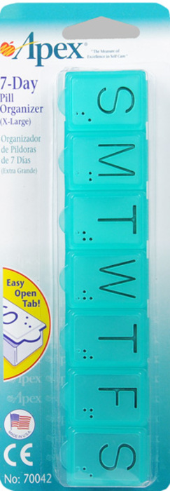 Pill Organizer 70042PKG XL 7-Day