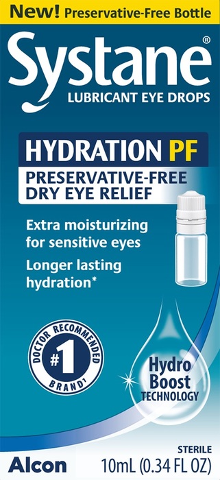 Systane Hydration PF Dry Eye Relief Bottle 10mL