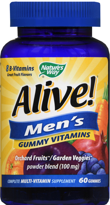 Alive! Men's Multi-Vitamin Gummies 60ct