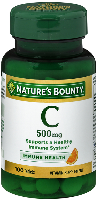 NATURES BOUNTY VITAMIN C 500MG TABLET 100CT