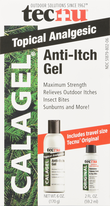 CALAGEL ANTI ITCH GEL 6OZ W/FREE TECNU