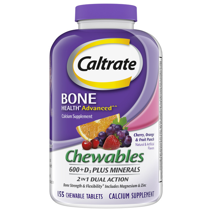 CALTRATE BONE HEALTH ADV 600+D3 CHW 155